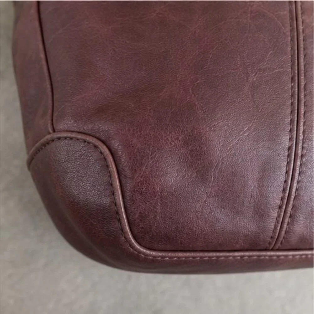 Brown Woven Crossbody Bag